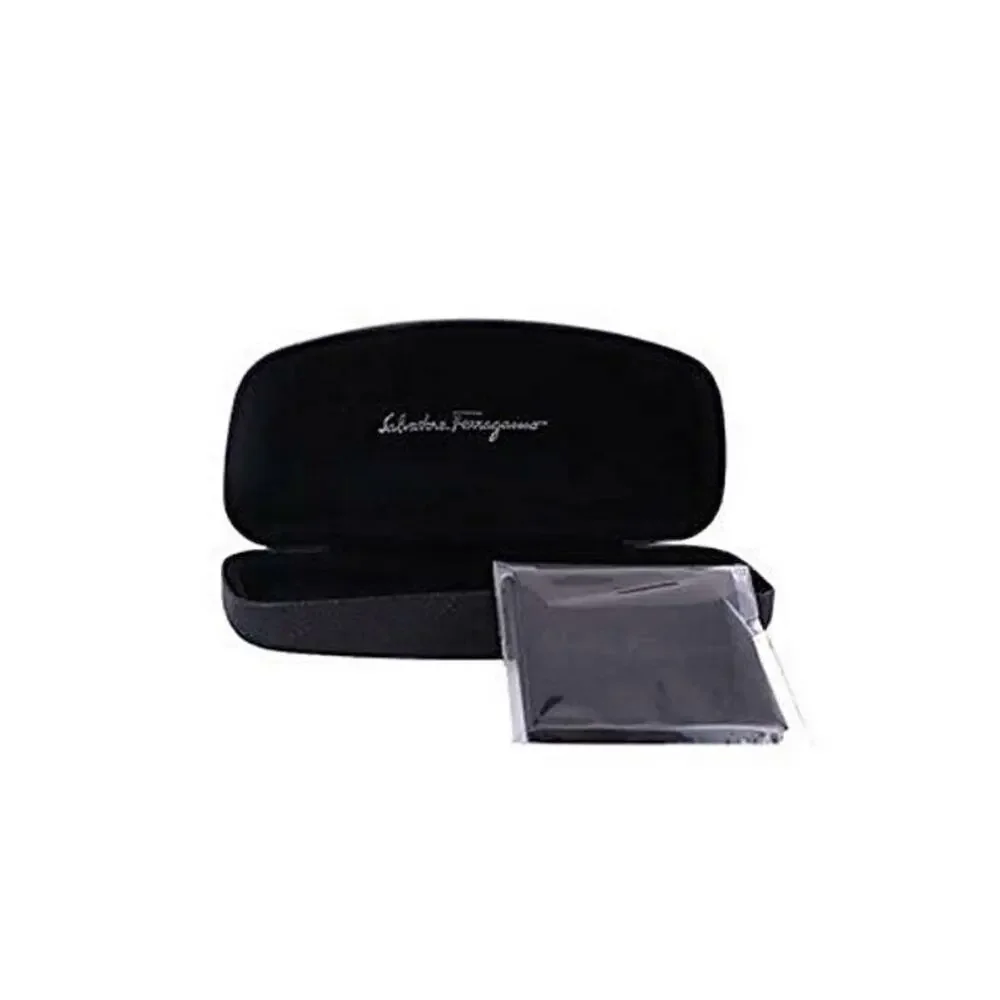NEW! Salvatore Ferragamo SF292S 029 Black Frame Sunglasses Blue Bridge Authentic